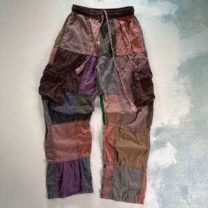 Jayli Patchwork Boho Hippie Pants Festival Women S Nepal Cargo MultiColor Earthy